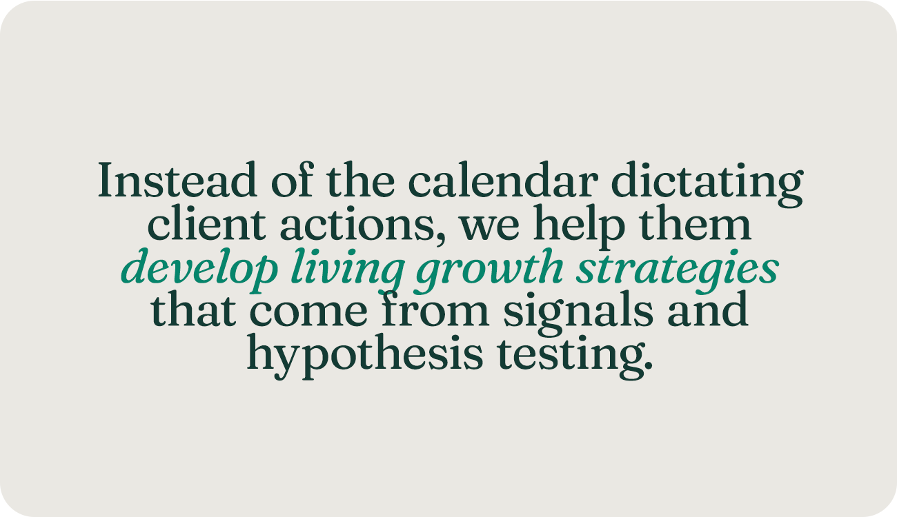Turning Signals Into Scalable Performance